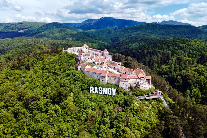 3-Castle: Peles,Bran,Rasnov,Sinaia Monastery from Brasov w pickup - Bran Castle: Dracula, steps, and crowds