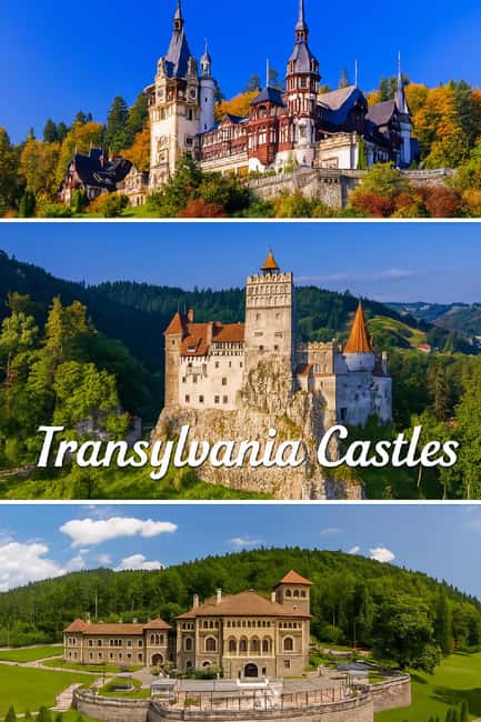 3 Castles Tour From Bucharest: Peles, "Wednesday" & Dracula - Three castles, three different moods