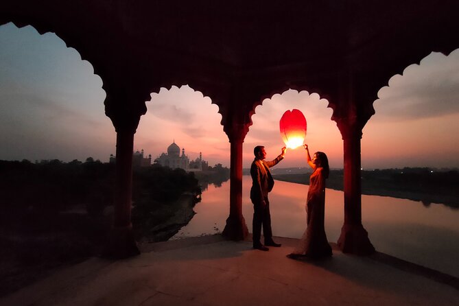 Agra Full-day Tour Taj Mahal, Agra Fort & Secret Walking Tour with Private Car - Reading Agra Fort beyond the walls