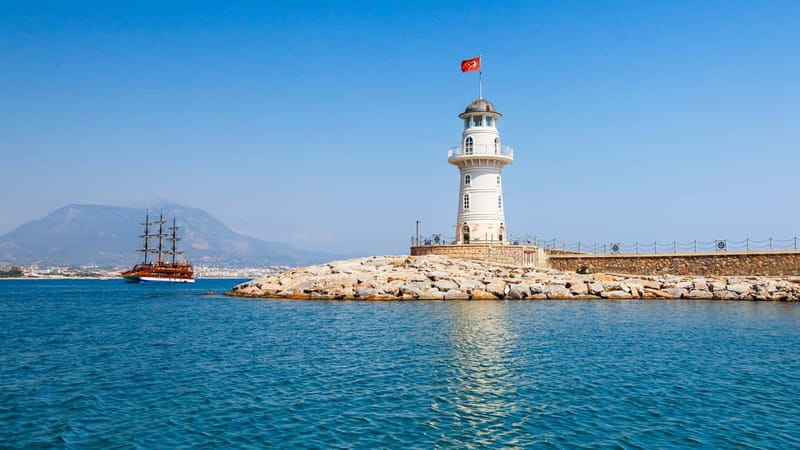 Alanya: Family-Friendly Catamaran Cruise with Castle Views - Alanya Castle from the sea
