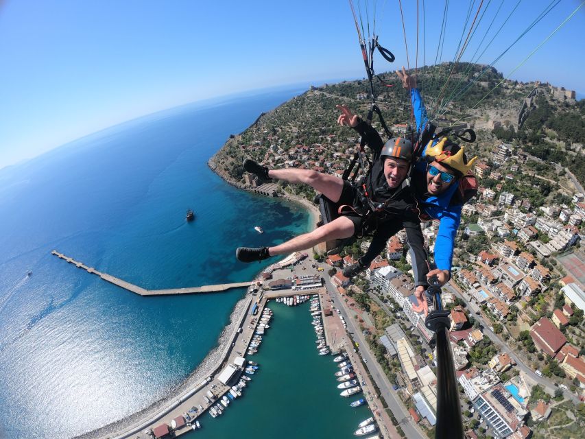 Alanya: Tandem Paragliding Over a Castle and the Sea - Castle views, sea color, and a choice of flying style