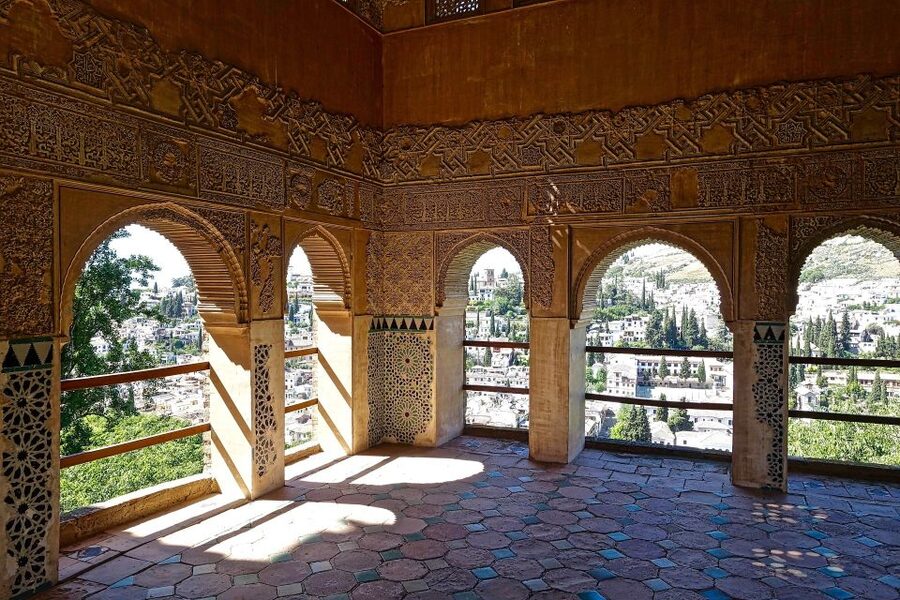 Alhambra's Gardens: Generalife, Partal, Alcazaba, & Carlos V - Charles V Palace: a sharp change in style