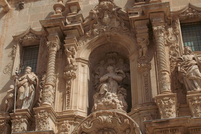 Alicante Tour: Full City, Castle, Market & Tapas Experience - Passing the Principal Theatre on the way to the market