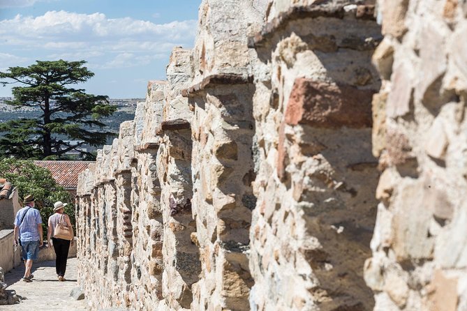 Avila with Walls and Segovia with Alcazar from Madrid - The Alcazar gives Segovia its fairytale profile