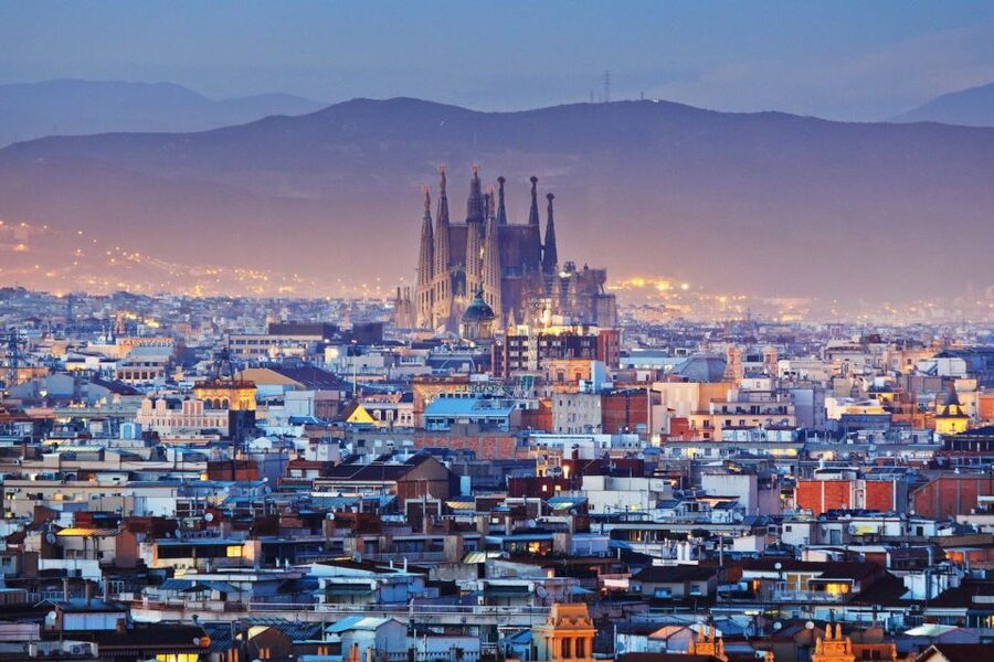 Barcelona Cable Car Sky Views, Magic Fountain & Castle Visit - Olympic sites and a well-timed food break