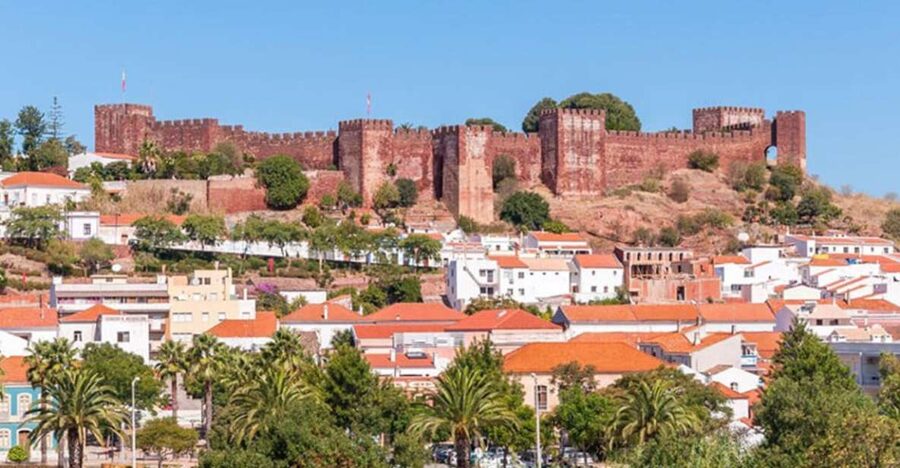Benagil & Silves Castle Seightseing Tour from Albufeira - Salgados Lake and the first coastal views