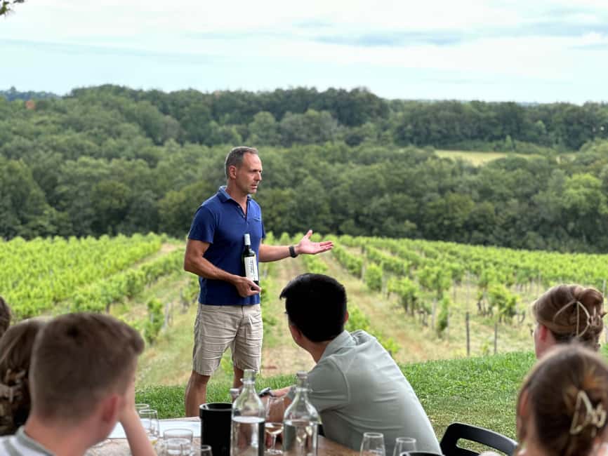 Bergerac: Wine Tasting at Chateau Lestevenie - The vineyard tour puts the tasting in context