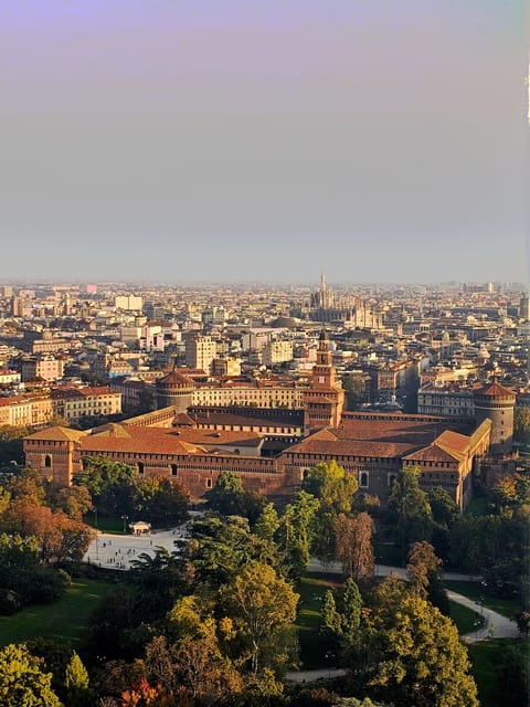 Branca Tower and Sforza Castle Guided Tour - Branca Tower: a fast ride to Milan’s best open-air view