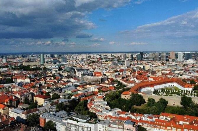 Bratislava City Walking Tour with Castle Ticket - Walking up to Bratislava Castle