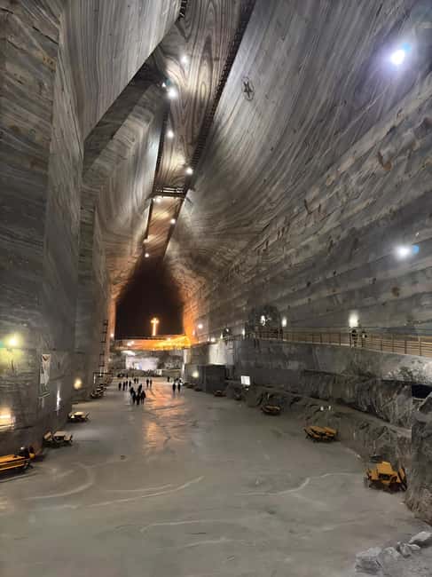 Bucharest Bus Tour: Salt mine & Dracula Tomb Half Day Trip - Inside Mina Unirea at Slănic Prahova