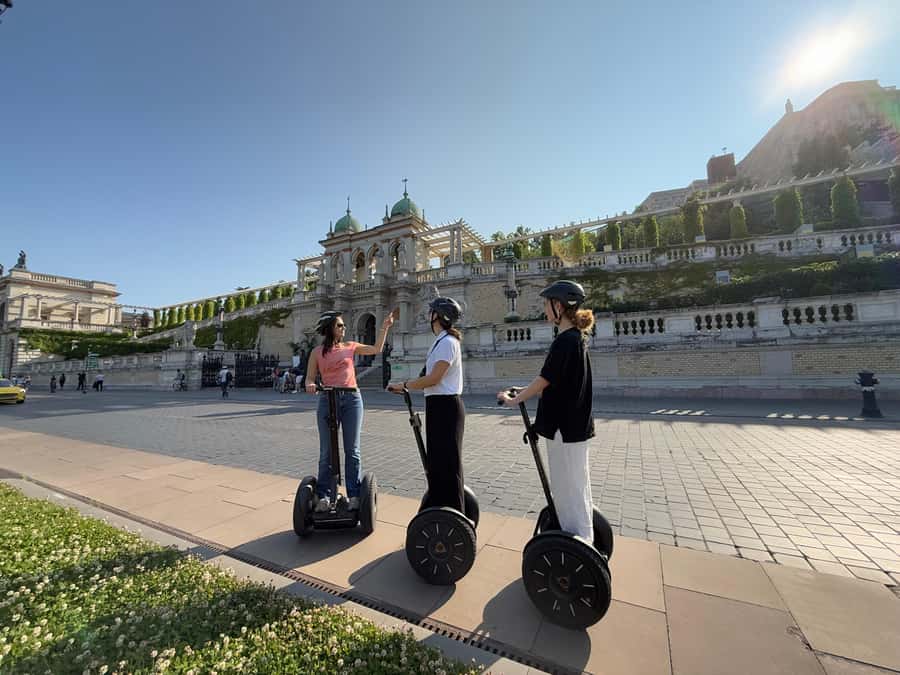 Budapest Buda Castle Private Segway Tour - Riding toward the Castle District