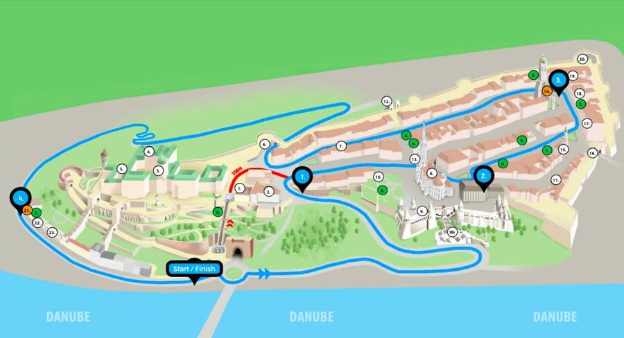 Budapest: Official Buda Castle Electric Hop-On Hop-Off Bus - Key points at a glance