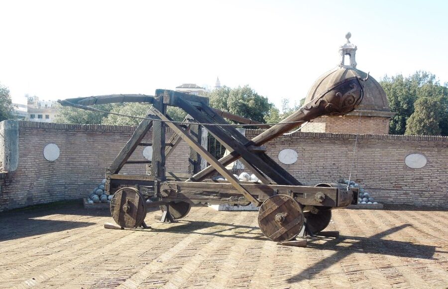 Castel Sant'Angelo: skip the line guided tour - tiered price - The terrace view across Rome
