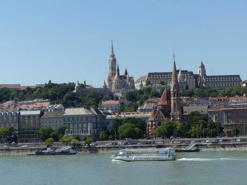 Castle District & Pest Driving Tour with Danube River Cruise - Pest by vehicle: market, synagogue, and basilica
