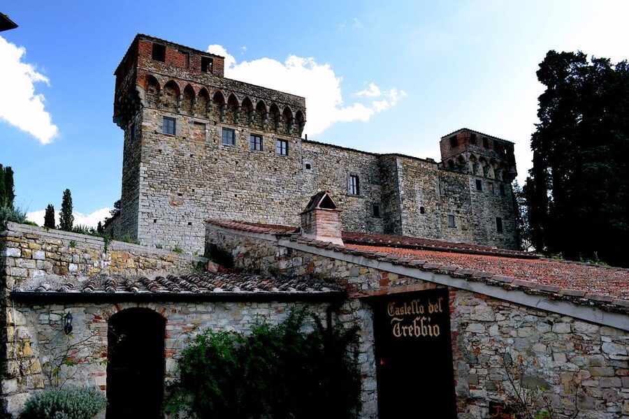 Chianti Rufina: Wine Tour in Castle & Historical Villa - The first tasting, at a castle estate