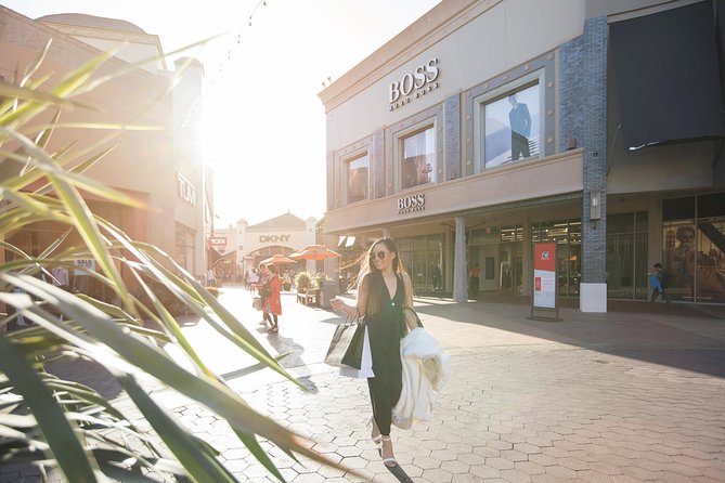 Citadel Outlets Transfer from Anaheim with VIP Lounge, storage & LAX Drop-Off - The 11 a.m. hotel pickup and shared van