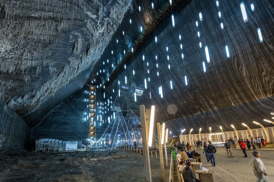 Cluj: Turda Salt Mine, Corvin Castle, Alba Carolina Tour - Walking through Corvin Castle
