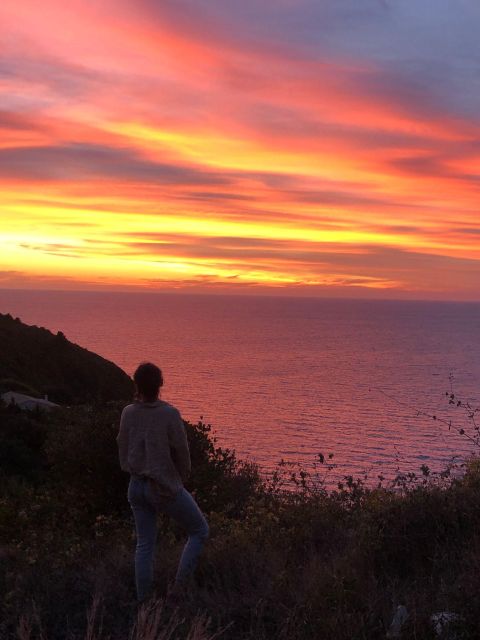 Corfu: Angel Castle Guided Hike and Sunset - Walking through olive groves near Krini