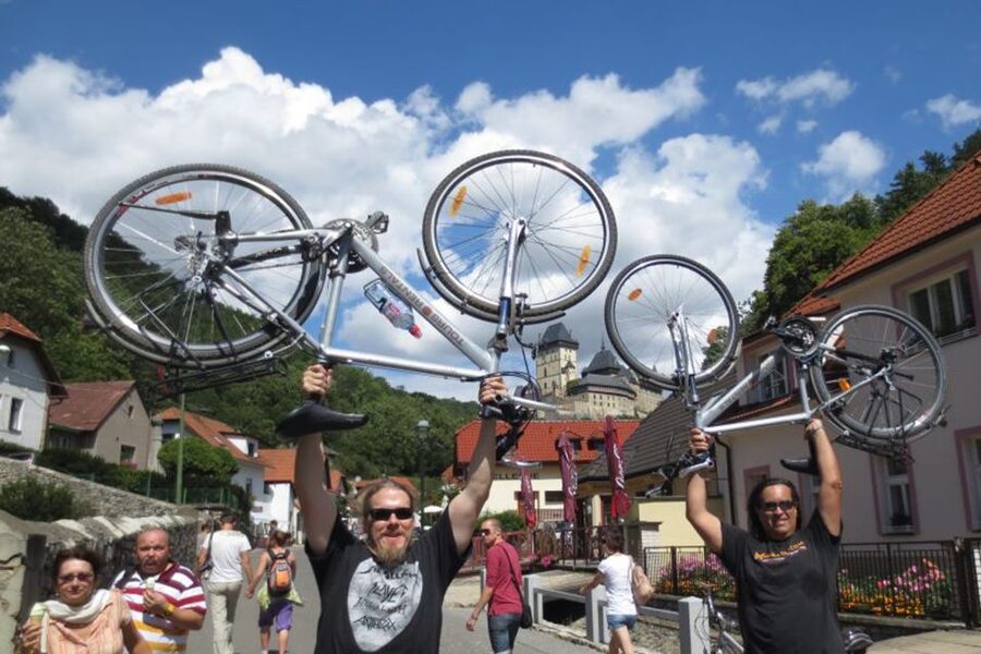 Countryside Bike Tour From Prague To Karlstejn Castle - Reaching Karlstejn Castle on foot
