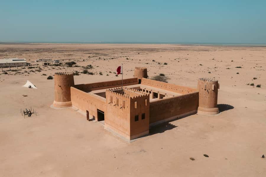 Doha: Olafur Eliasson Exhibit, Zubara Fort & Al Jumail - Al Jumail, an abandoned fishing and pearling village