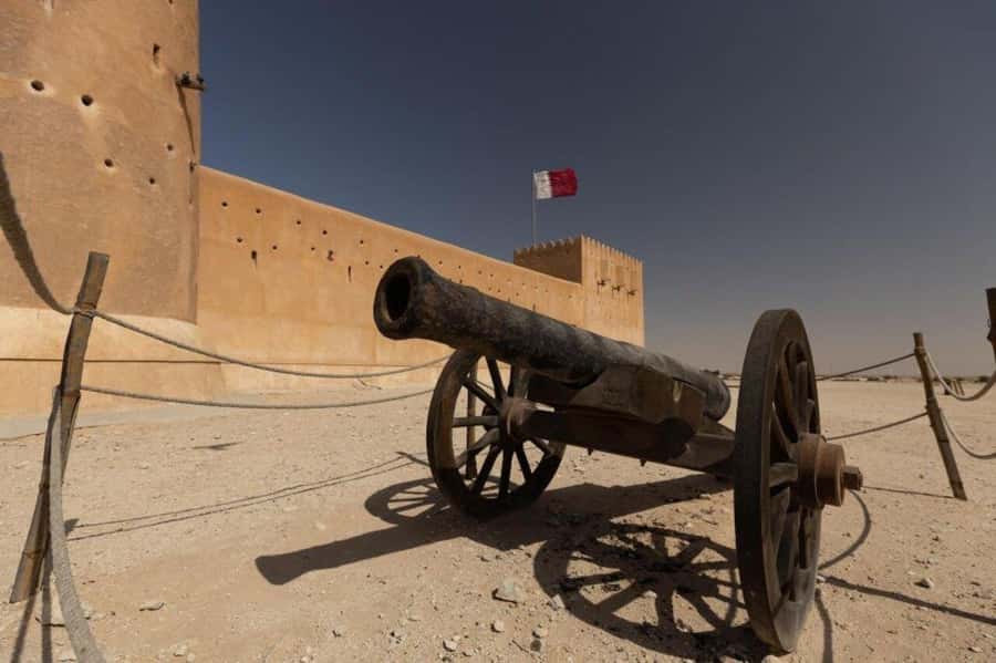 Doha-Qatar North Tour, Zubara Fort, Mangroves, purple island - Al Jumail village, where the coast fell silent
