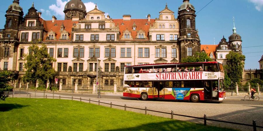 Dresden: 1-Day Hop-On Hop-Off Bus & Fortress Xperience - Start at Postplatz and get your bearings