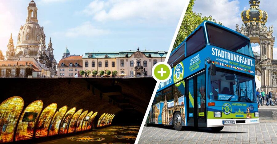 Dresden: 1-Day Hop-On Hop-Off Bus & Fortress Xperience - The central sights and the value of hopping off
