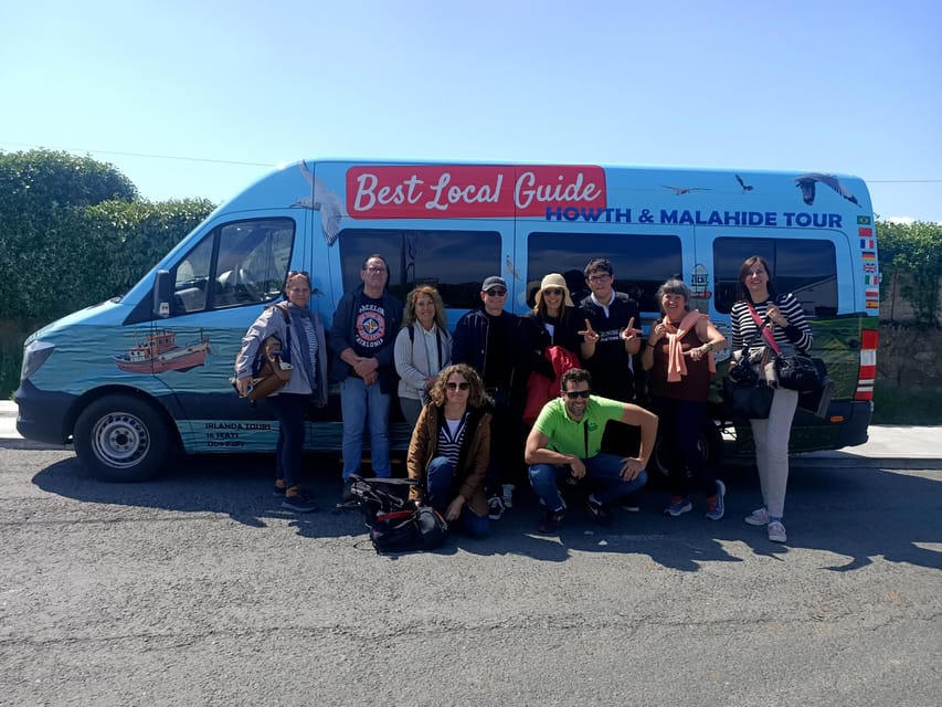 DUBLIN: Malahide castle and Howth MULTILINGUAL full day tour - Multilingual audio guidance and the pace of the day