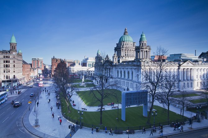 Dublin to Dunluce Castle, Giant's Causeway, Dark Hedges & Belfast - One hour in central Belfast