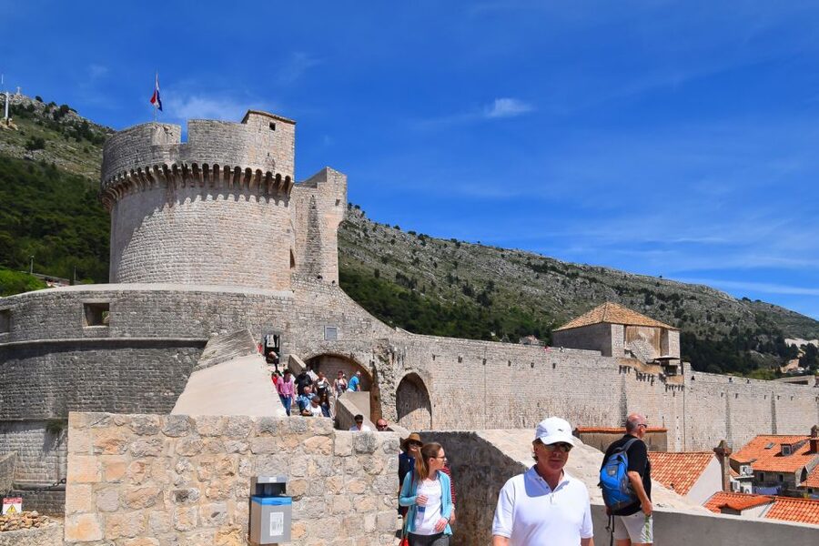 Dubrovnik: City Walls Early Morning or Sunset Walking Tour - Minceta Tower and the high point of the walk