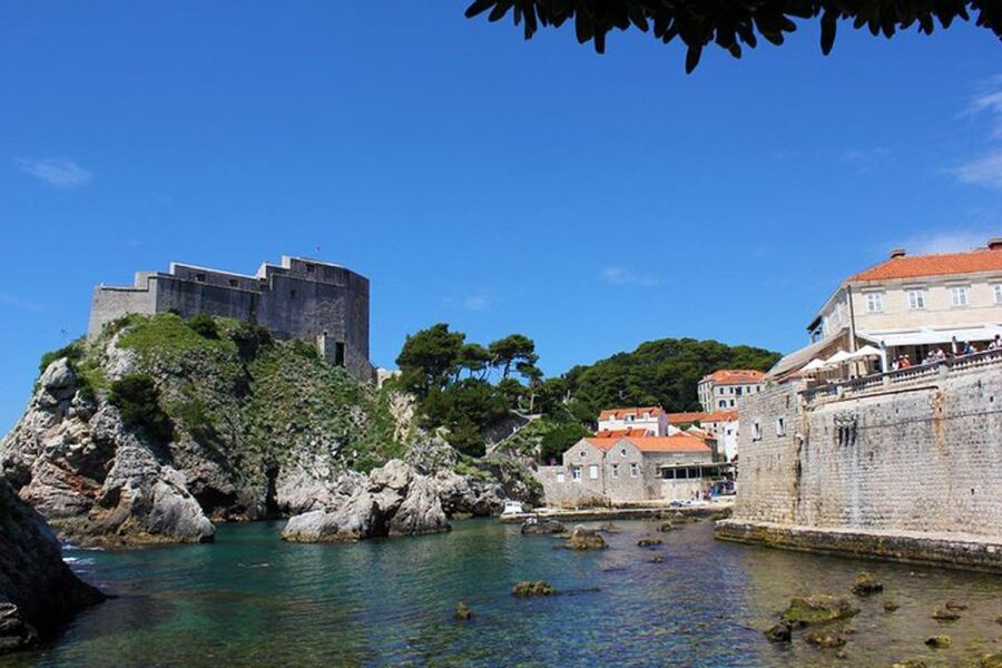 Dubrovnik: Game of Thrones and City Walls Walking Tour - Lovrijenac Fortress and the view toward Blackwater Bay