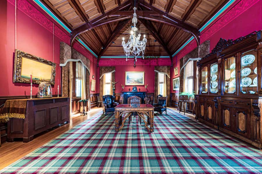 Dunedin: Larnach Castle & Gardens Admission Ticket - The turret room and historic tower