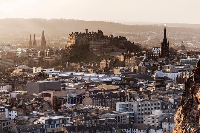 Edinburgh Castle & Royal Mile Walking Tour - Ticket Included - Climbing toward Edinburgh Castle