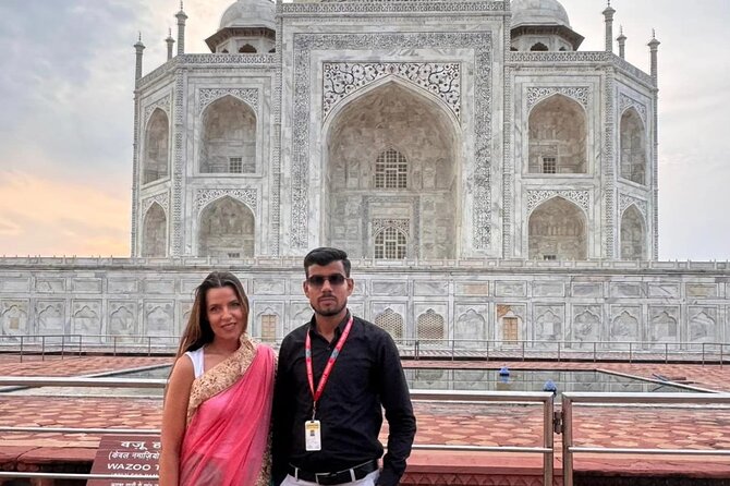 From Agra: Skip-the-Line Taj Mahal & Agra Fort Private Day Tour - Entering the Taj Mahal with less waiting