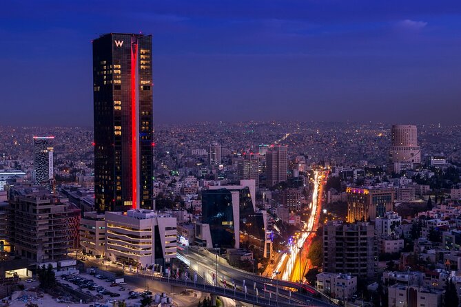 From Amman: Full-Day Tour to Amman City and Desert Castles - Visit the blue-domed King Abdullah Mosque