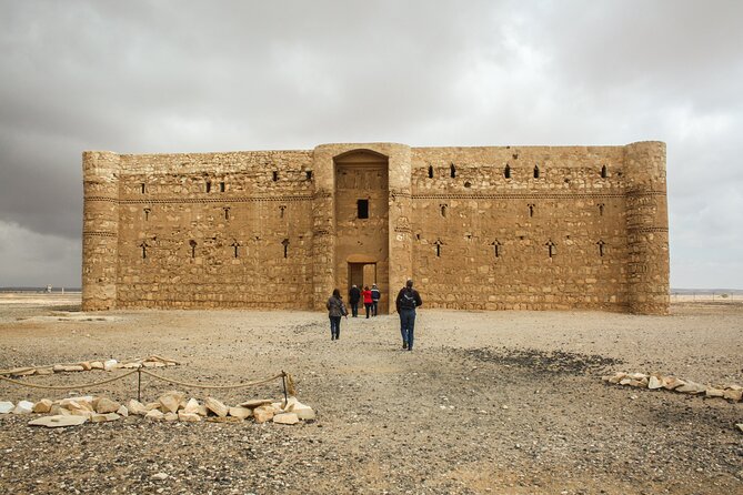 From Amman: Full-Day Tour to Amman City and Desert Castles - Explore the dark stone of Al-Azraq Castle
