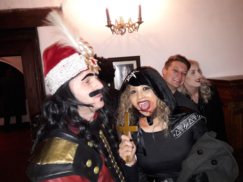 From Brasov: Halloween Party at Bran Castle - Entering Bran Castle after dark