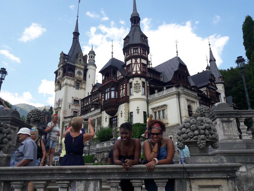 From Brasov: Peles Castle, Bran Castle & Cantacuzino Castle - The Mercedes van and a busy eight-hour schedule
