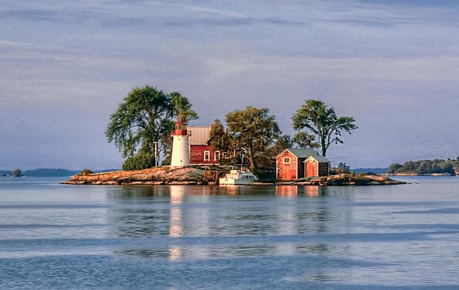 From Brockville: 1000 Islands 2.5-Hour Singer Castle Cruise - A close look at Singer Castle from the St. Lawrence
