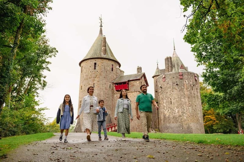 From Cardiff: Caerleon, Tintern Abbey and Three Castles Tour - Chepstow Castle above the River Wye