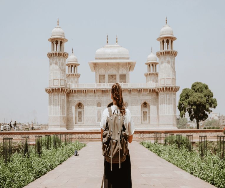 From Delhi: 2-Day Private Agra Trip w/ Taj Mahal & Agra Fort - Mehtab Bagh for a rear view of the Taj Mahal