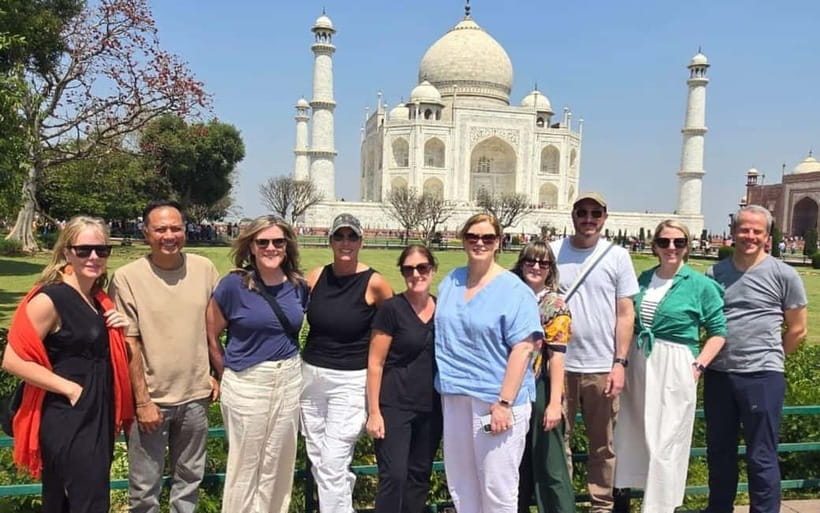 From Delhi: Taj Mahal & Agra Fort Private Day Tour By Car - Entering the Taj Mahal