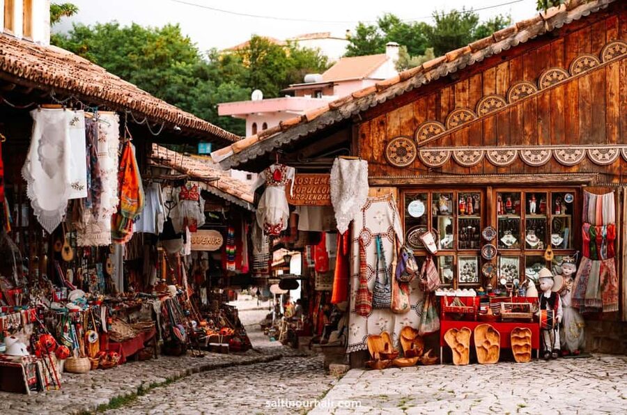 From Durres & Golem: Kruja Castle, Old Bazaar - Entering the castle linked to Skanderbeg