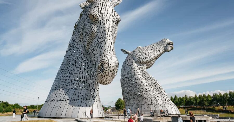 From Edinburgh: Loch Lomond, Stirling Castle & Kelpies Tour - The Kelpies: Scotland’s giant horse heads