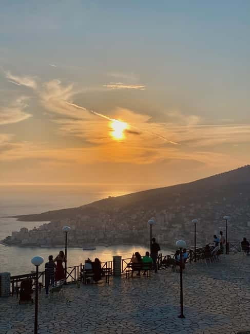 From Ksamil & Sarande: Blue eye & Lekursi Castle SUNSET - Reaching the Blue Eye from Saranda or Ksamil