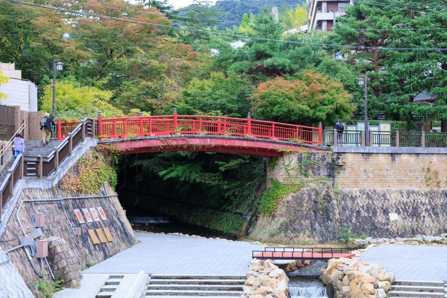From Osaka: Himeji Castle, Arima Onsen & Mt. Rokko Day Tour - Arima Onsen, an old town made for walking