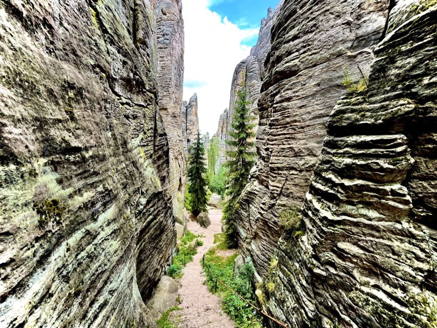 From Prague: Hike, Castle and Brewery in Bohemian Paradise - Prachov Rocks gives the morning real character