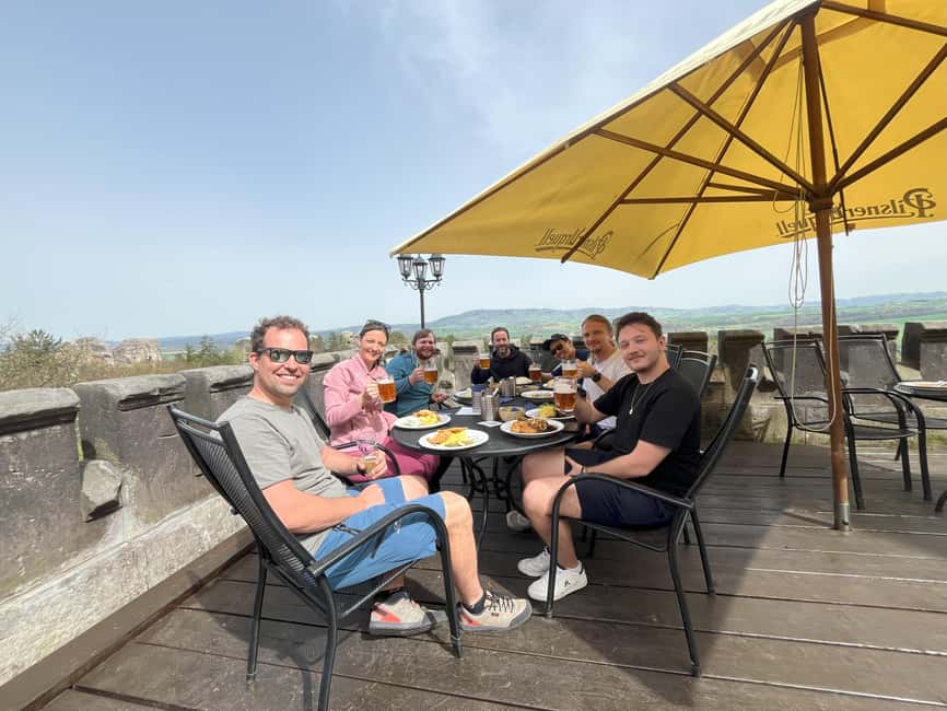 From Prague: Hike, Castle and Brewery in Bohemian Paradise - The castle lunch is the day’s most memorable meal stop