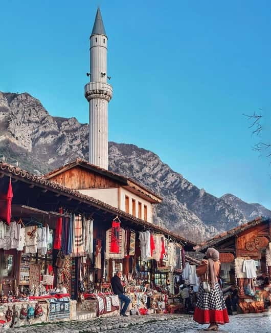 From Tirana/Shkoder: Kruja Castle, Old Bazaar, Sari Salltik - The old bazaar and its traditional shopping