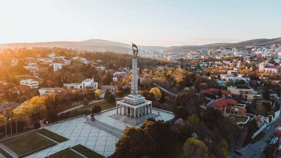 From Vienna: Bratislava with Local Guide, Castle & UFO Views - Old-town streets and St. Martin’s Cathedral